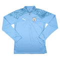 2023-2024 Man City Training Half Zip Top Pro (Light Blue)_0