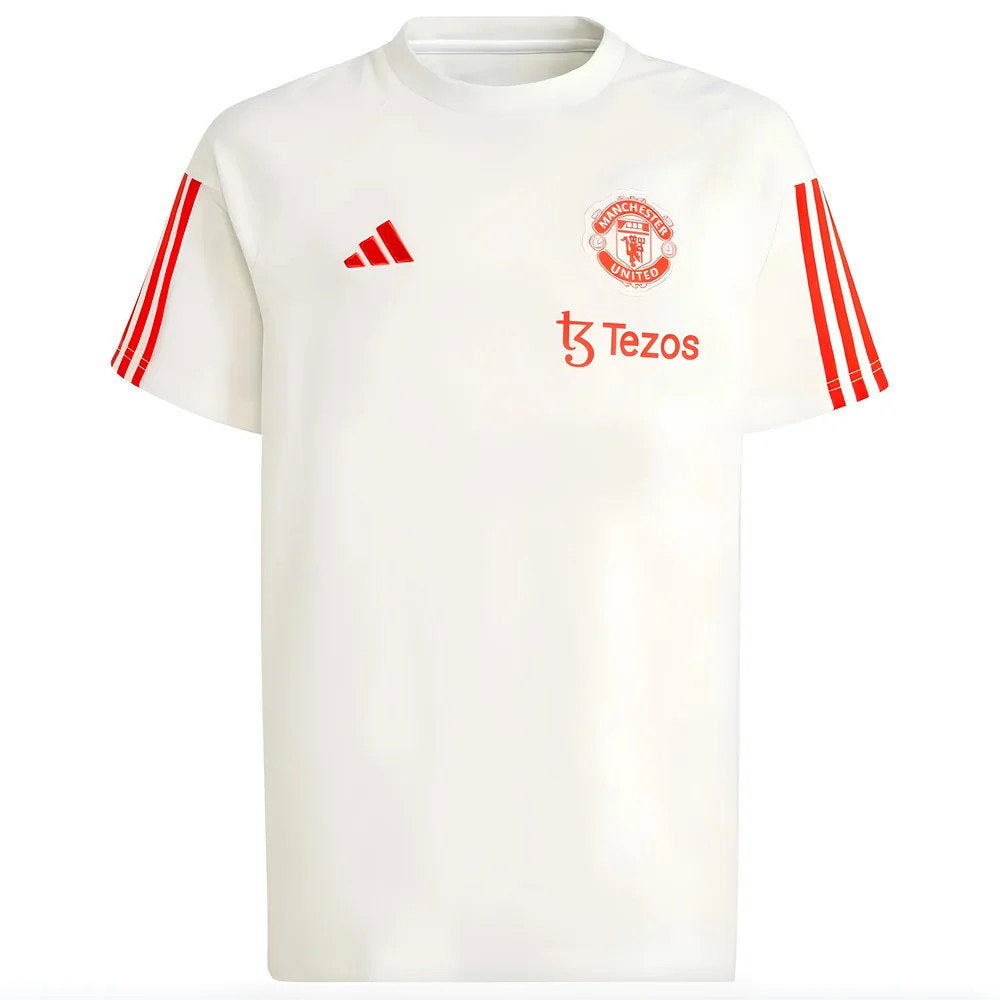 2023-2024 Man Utd Training Tee (White) - Kids (Ladd 12)_0