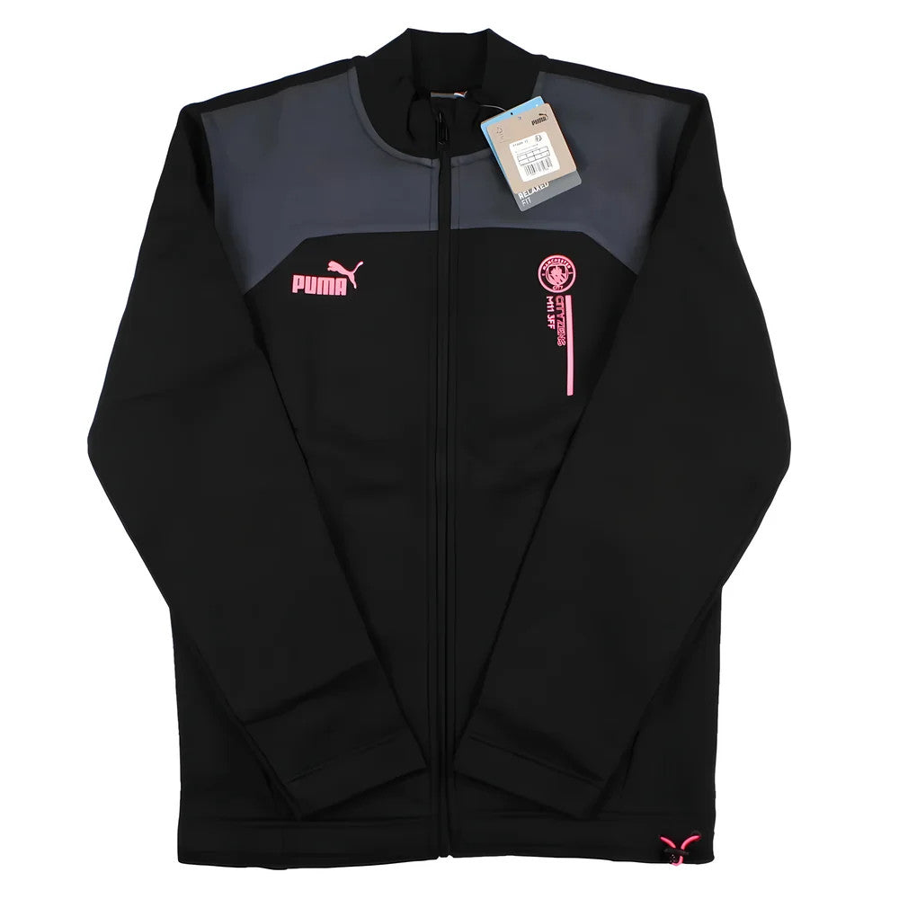 2023-2024 Man City FtblCulture Track Jacket (Black)_0