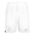 2023-2024 West Ham Away Shorts (White) - Kids_0
