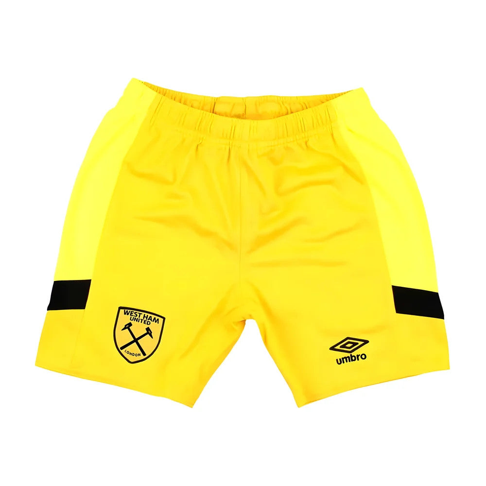 2023-2024 West Ham Goalkeeper Change Shorts (Yellow) - Kids_0