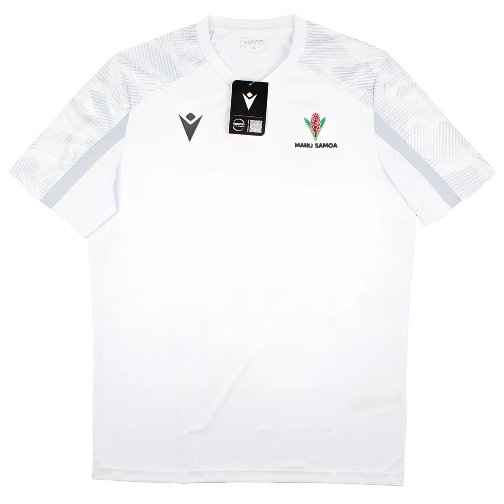2023-2024 Samoa Rugby Poly Dry Shirt (White)_0