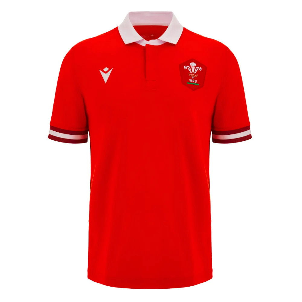 2023-2024 Wales Rugby Home Cotton Shirt (Adams 11)_3