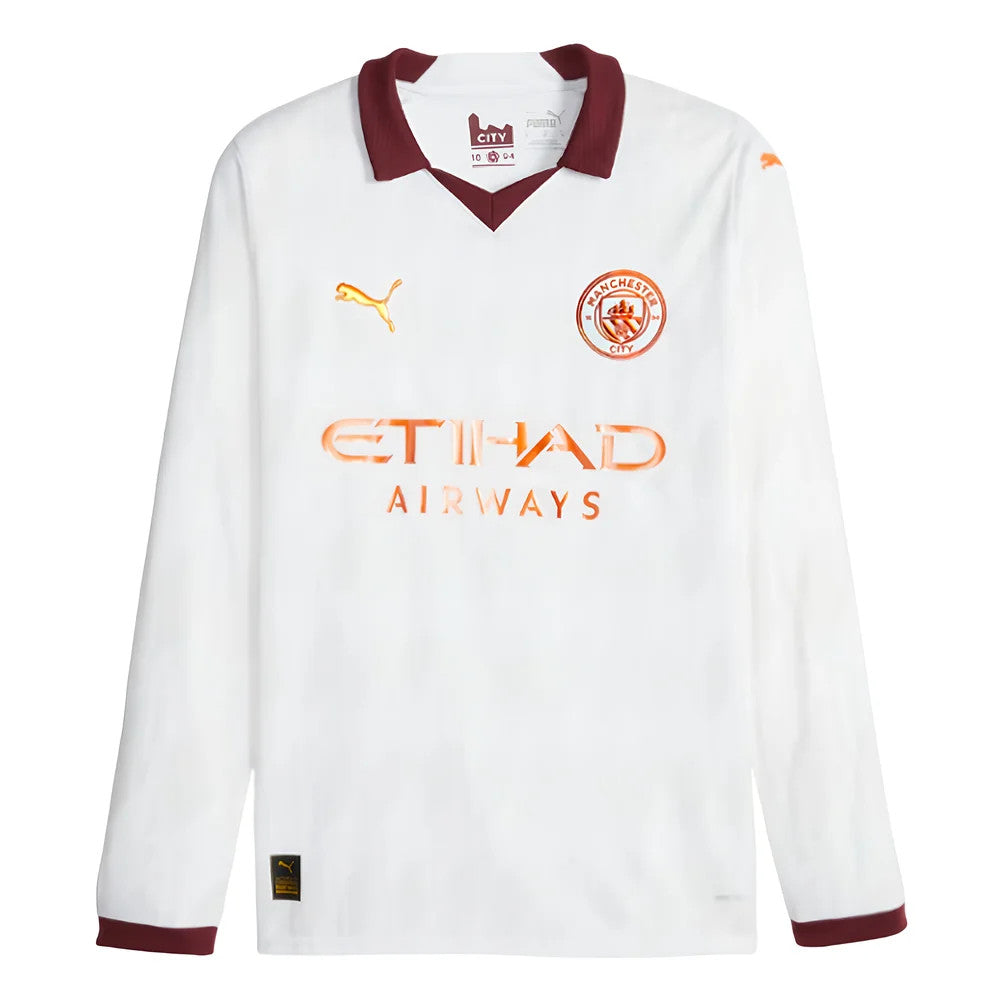 2023-2024 Man City Long Sleeve Away Shirt_0