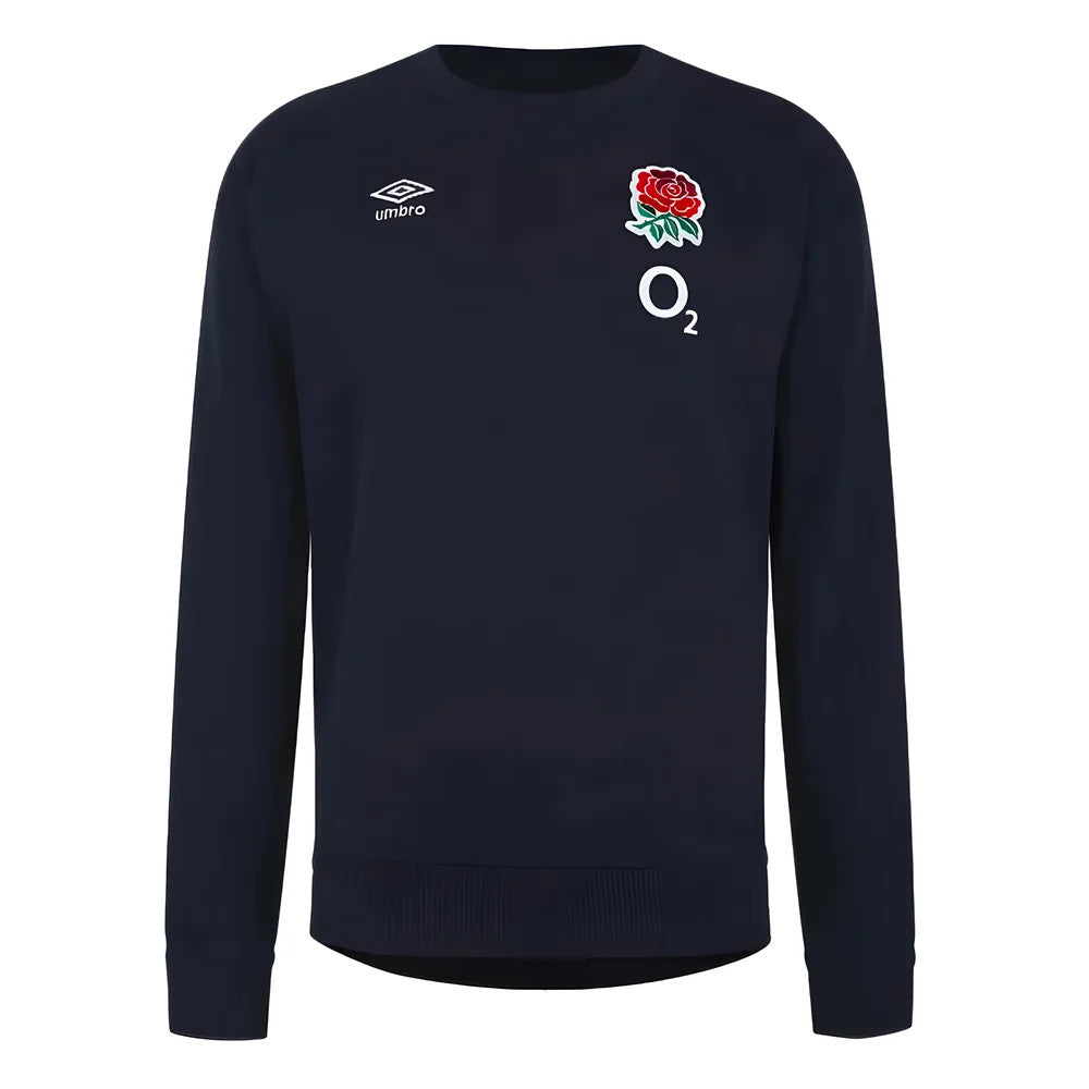 2023-2024 England Rugby Fleece Sweat (Nazy Blazer)_0