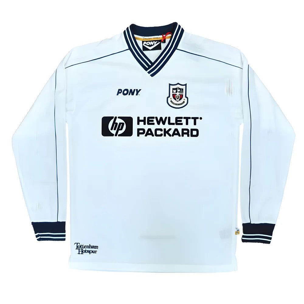 1997-1999 Tottenham Home LS Pony Retro Shirt_0