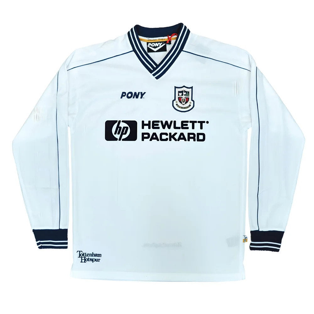 1997-1999 Tottenham Home LS Pony Retro Shirt (Austin 2)_3