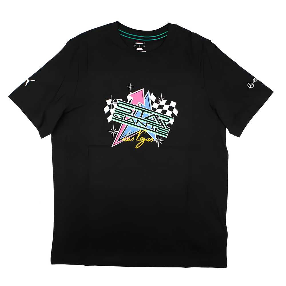 2023 Mercedes Garage Crew Las Vegas Tee (Black)_0