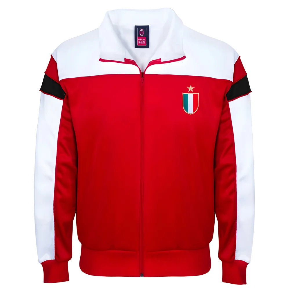 AC Milan 1988 Retro Football Track Jacket_0