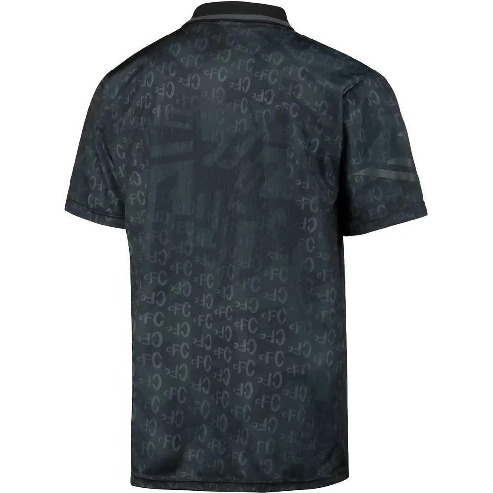 Chelsea 1992 Black Out Retro Football Shirt (Your Name)_4