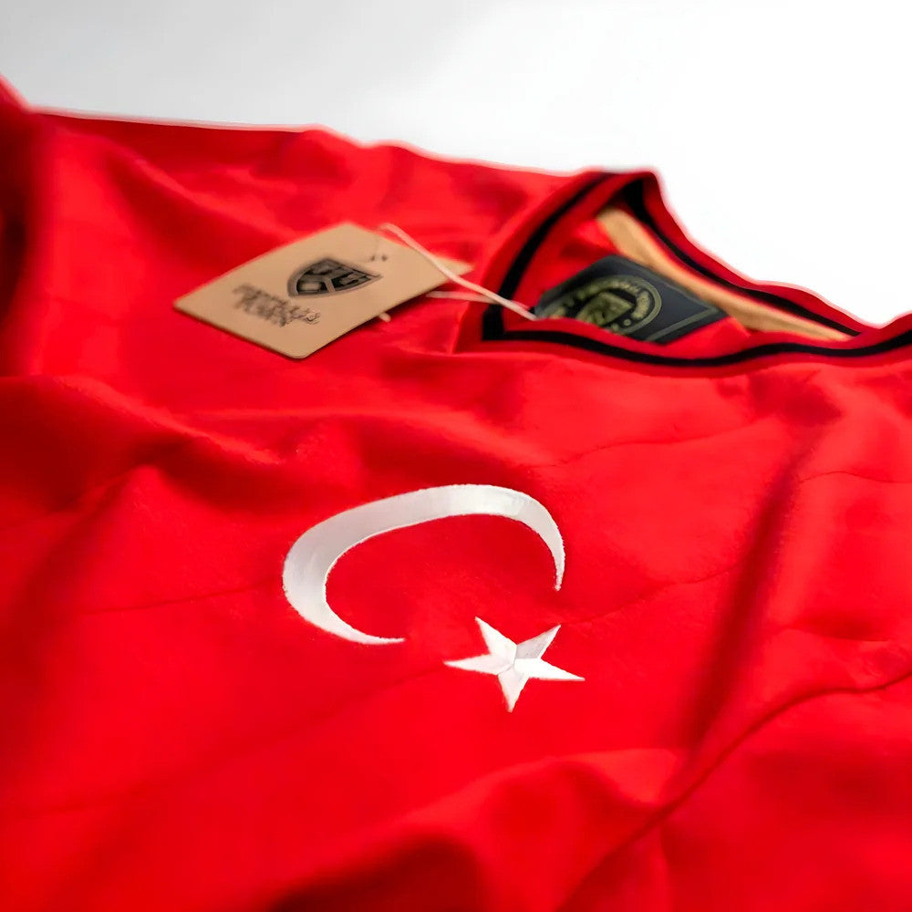 Turkey Ay-Yildizililar Home Retro Football Shirt_1
