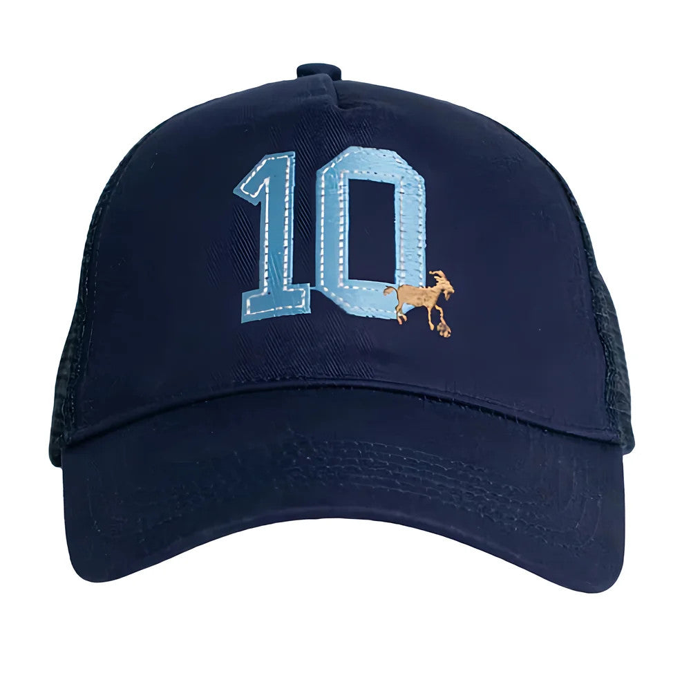 Argentina Messi GOAT 10 Trucker Blue_0