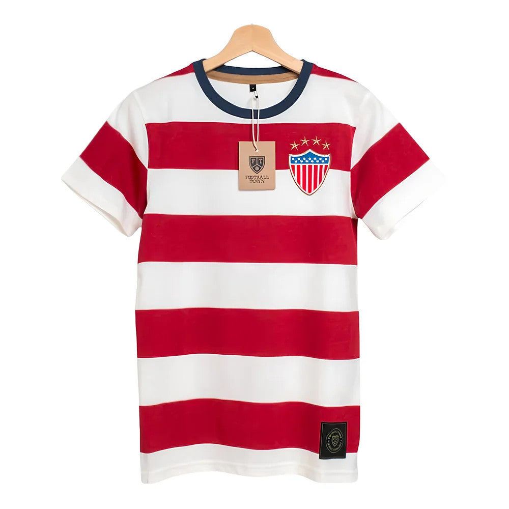 USA The Yanks Stripes Retro Football Shirt (Womens)_0
