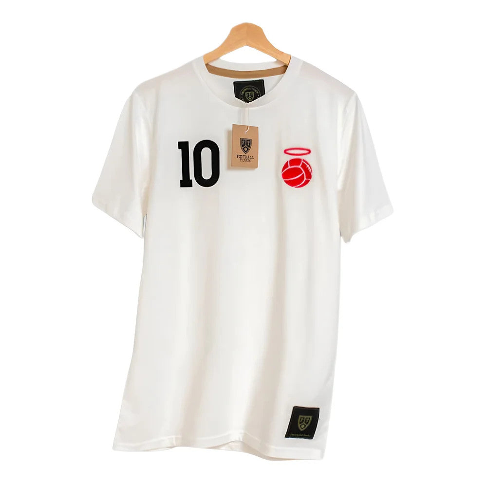 The Saint 10 Retro Football Tee (White)_0