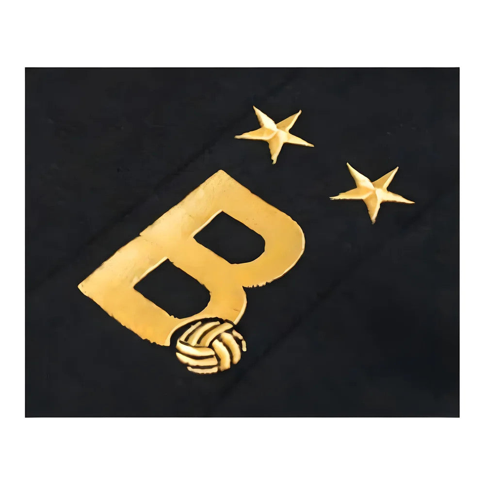 Borussia 2 Stars Away Retro Football Shirt_1