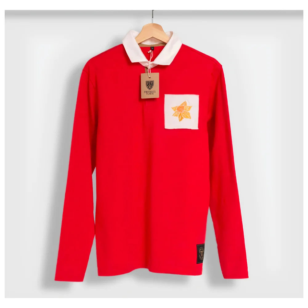 Wales Daffodil Home Retro Rugby Jersey_0