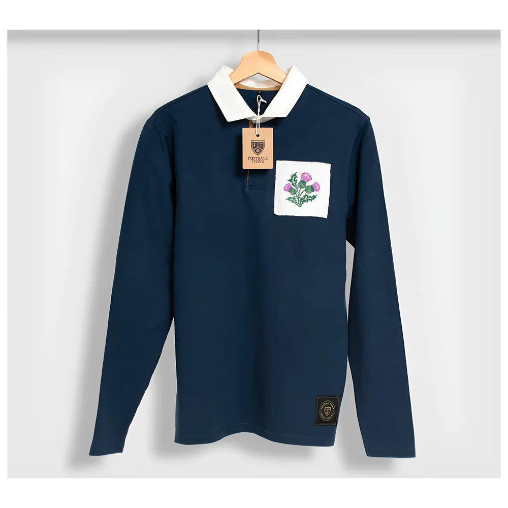 Scotland Thistle Home Cotton Retro Rugby Jersey_0