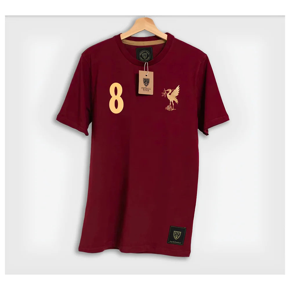 The Bird Steven Gerrard Bordeaux 8 Retro T-Shirt_0