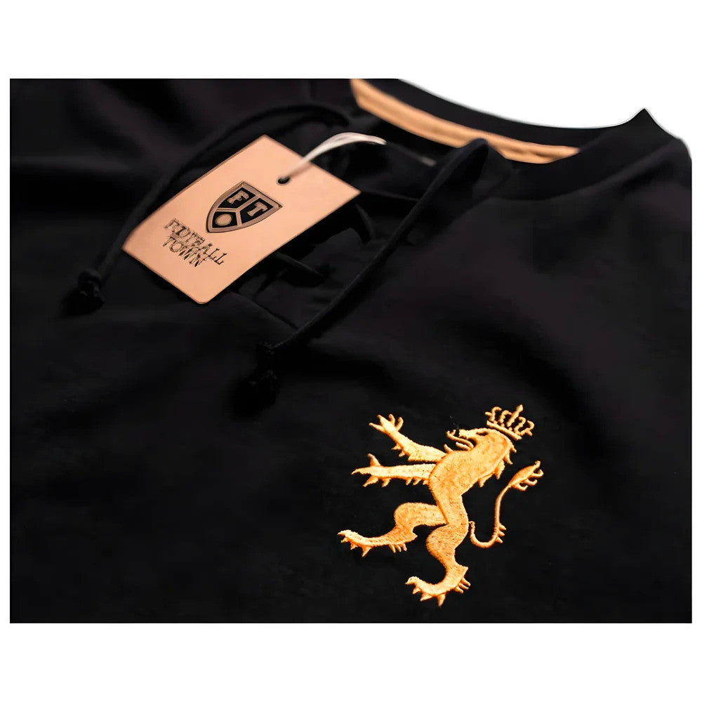 Holland Bergkamp Retro Shirt Black De Leeuw_1