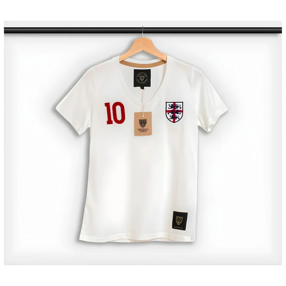 England The Lions Cross 10 Retro Shirt (Womens)_0