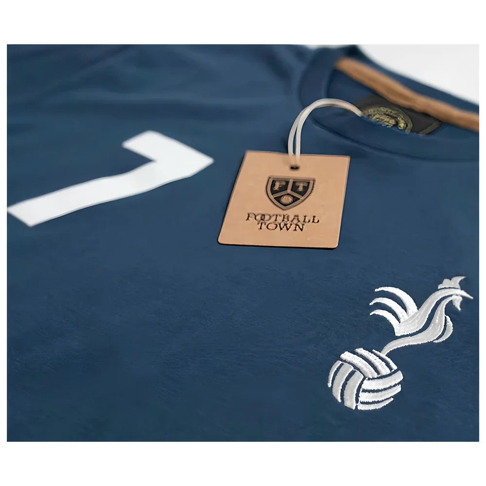 The Cockerel 7 Blue Retro Tee_1