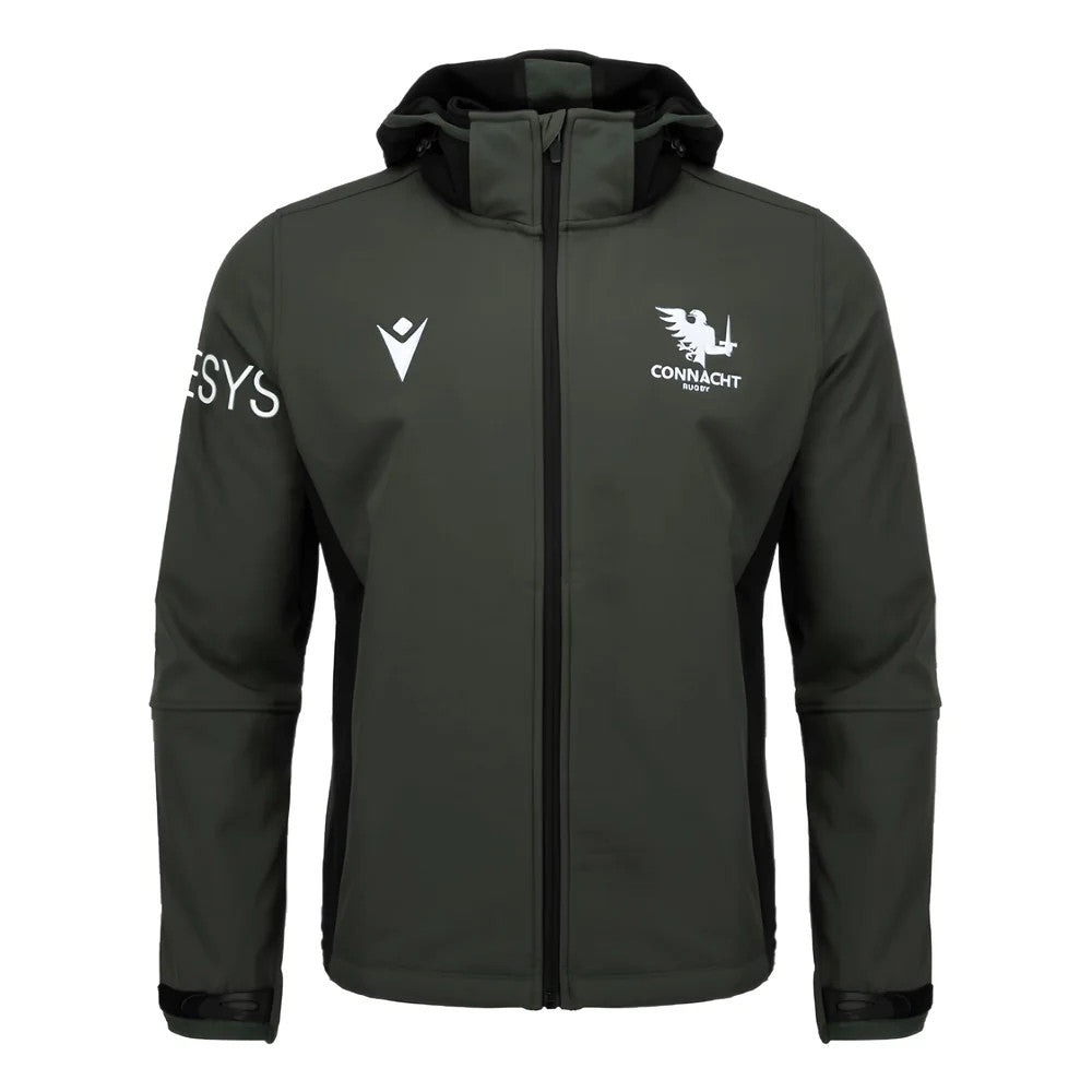 2023-2024 Connacht Rugby Softshell Jacket (Green)_0