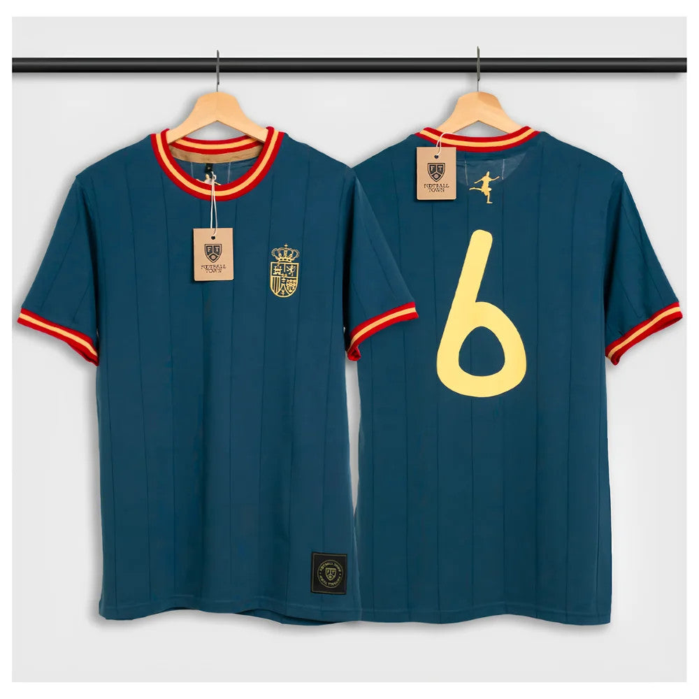 Spain Andres Iniesta Away Tribute Shirt El Cerebro_0