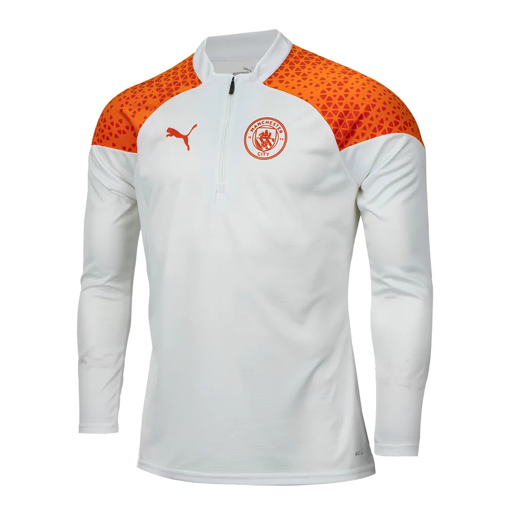 2023-2024 Man City Training Half Zip Top (Marble)_0
