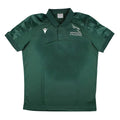 2023-2024 Newcastle Falcons Travel Player Poly Polo Shirt (Green)_0