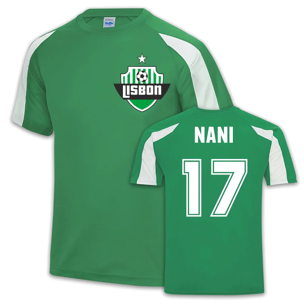Luis Nani Sporting Lisbon Sports Training Jersey (green)_0