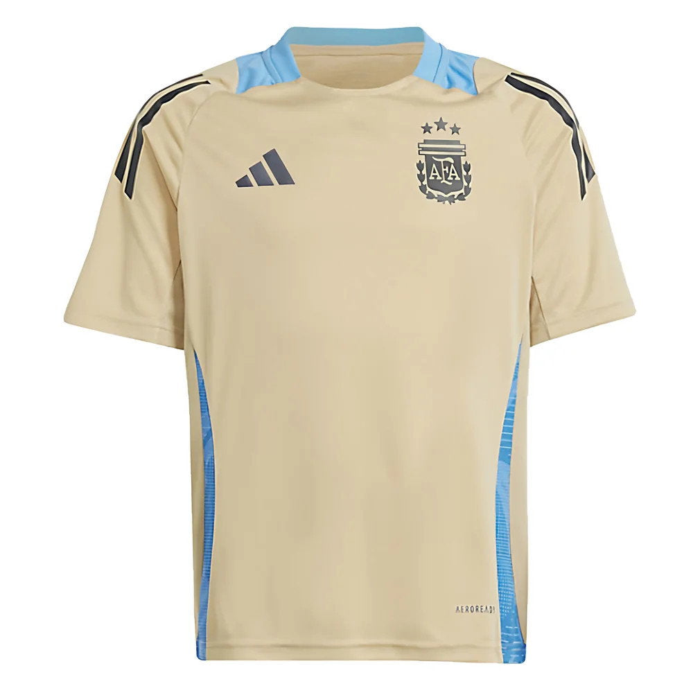 2024-2025 Argentina Training Jersey (Hazy Beige) - Kids (J.ALVAREZ 9)_3