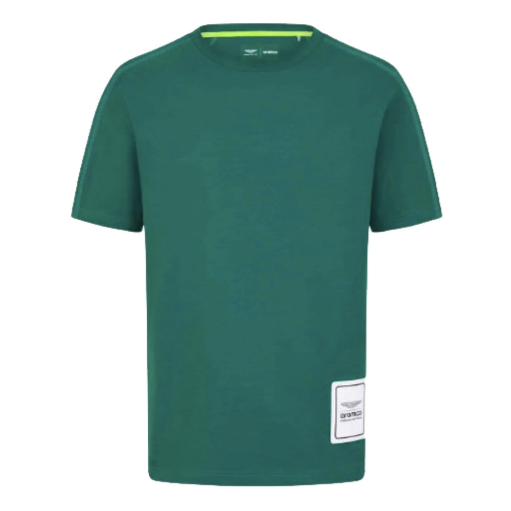 2024 Aston Martin Mens Logo Tee (Green)_0