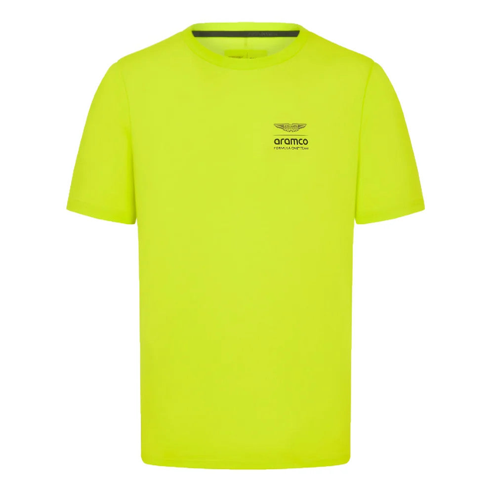 2024 Aston Martin Lifestyle Printed T-shirt (Lime)_0