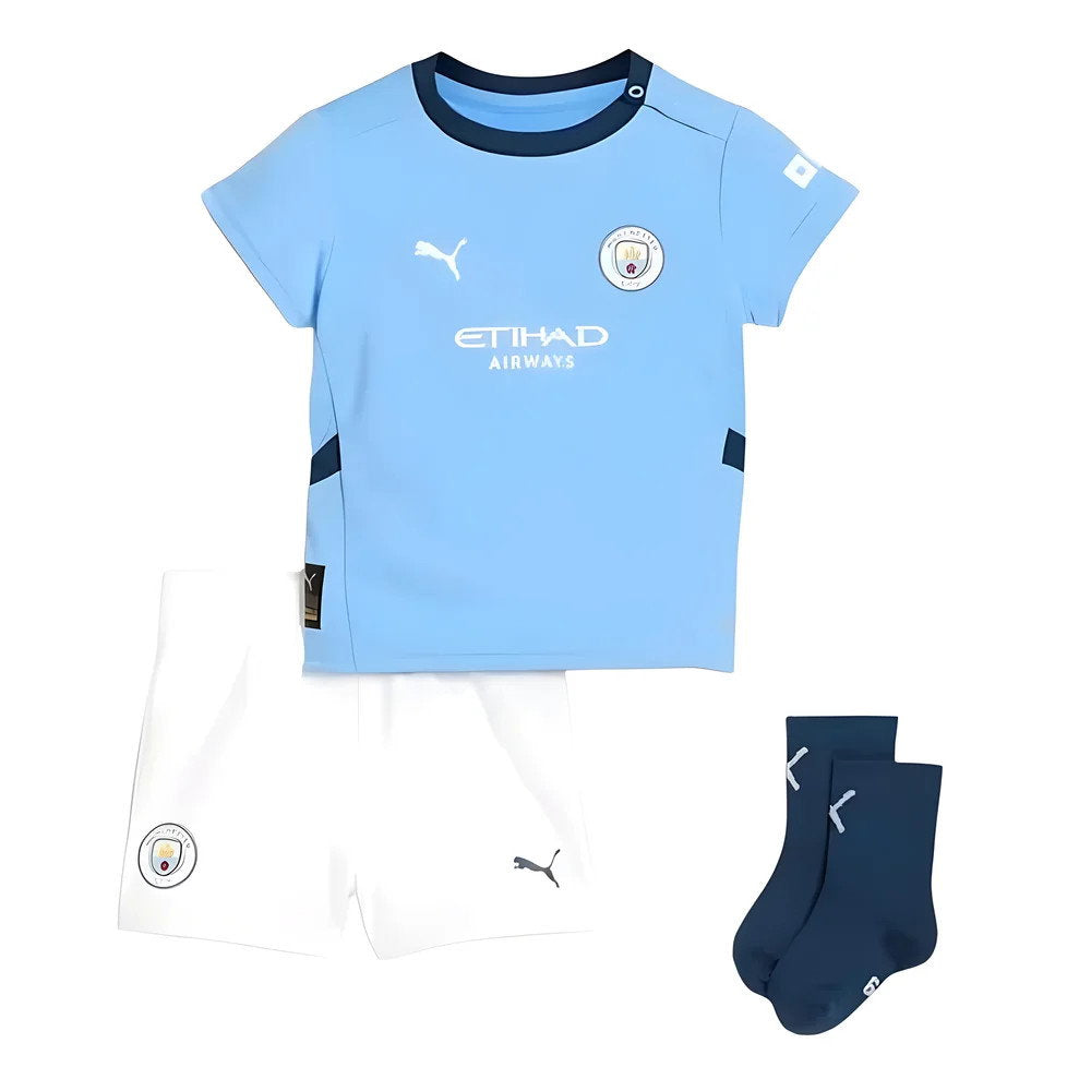 2024-2025 Man City Home Baby Kit (Haaland 9)_3