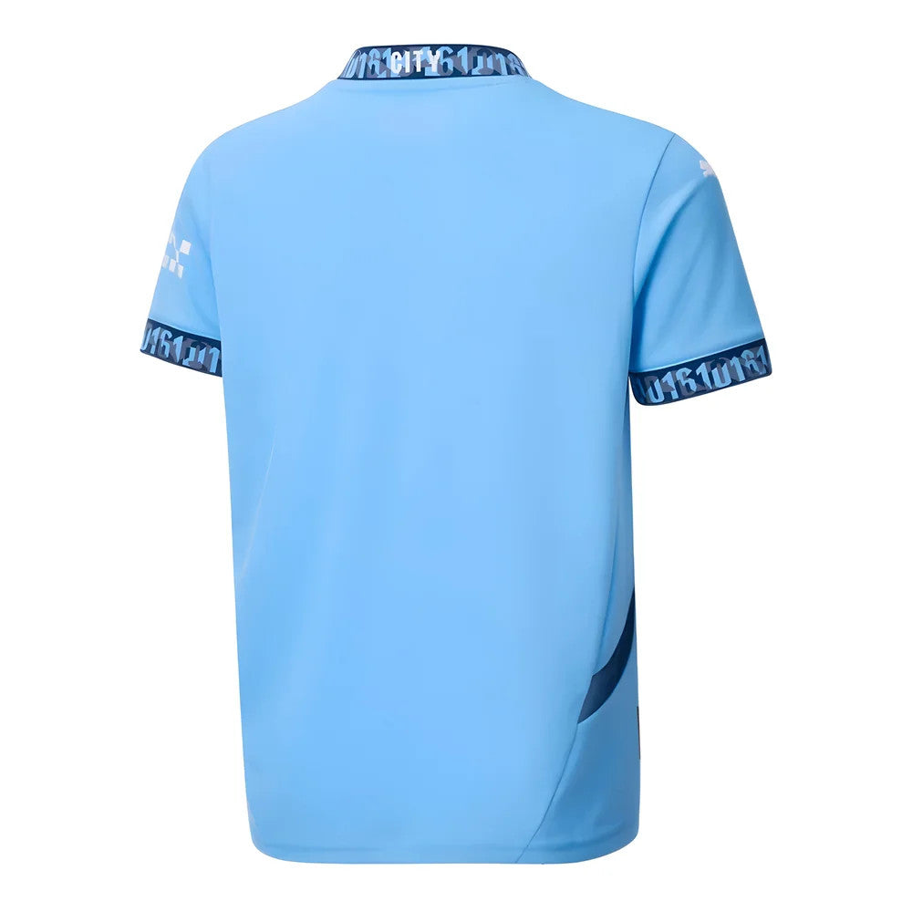2024-2025 Man City Home Shirt (Kids) (Haaland 9)_1