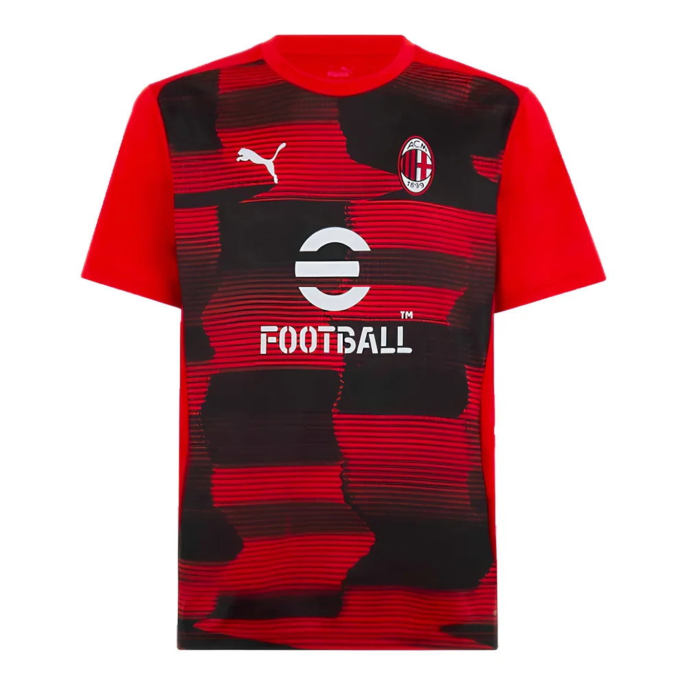 2024-2025 AC Milan Prematch SS Shirt (Red) (Theo 19)_3