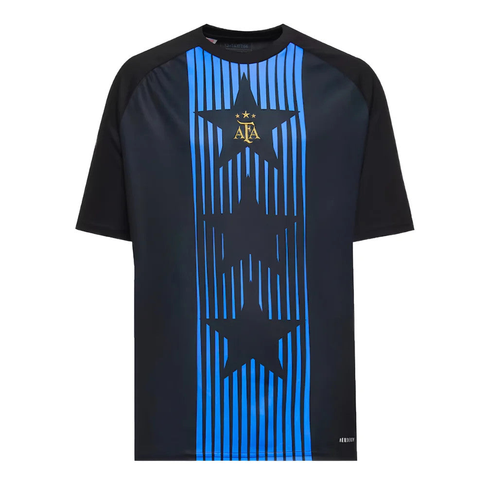 2024-2025 Argentina Pre-Match Shirt (Black) - Kids (MESSI 10)_3