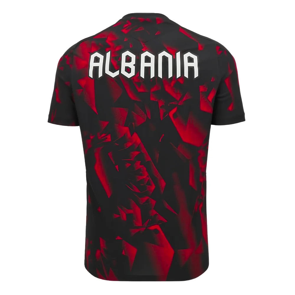 2024-2025 Albania Warm Up Shirt (Black-Red)_1
