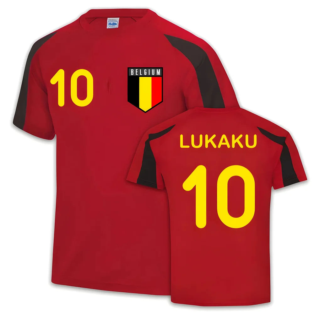 Belgium Sports Training Jersey (Lukaku) - Kids_0