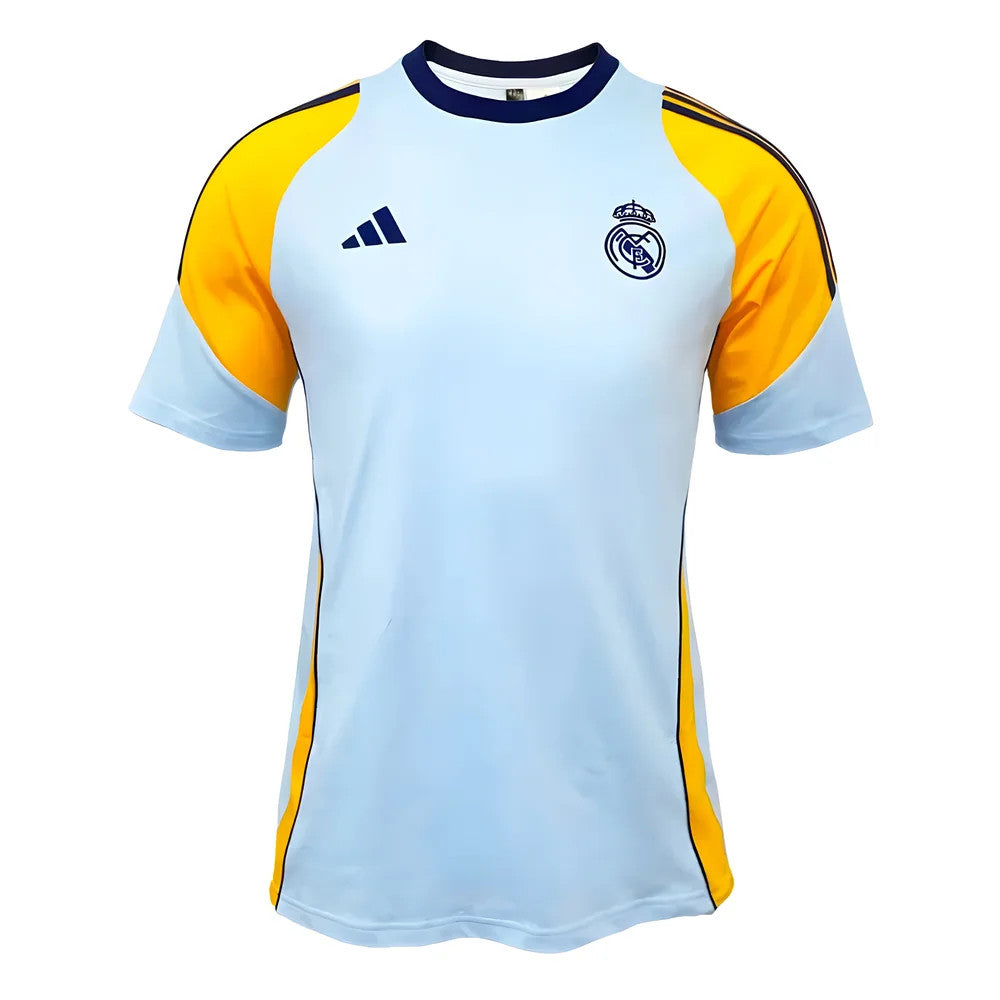 2024-2025 Real Madrid Training Tee (Glow Blue)_0