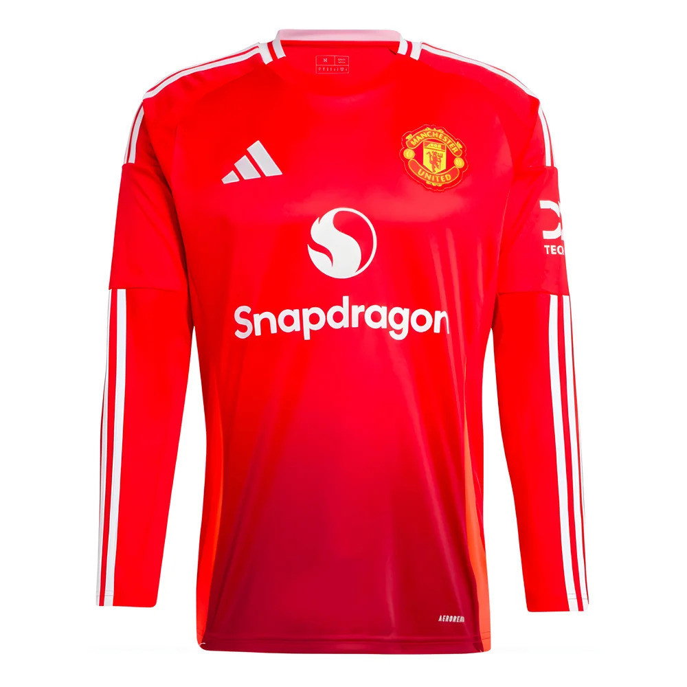 2024-2025 Man Utd Long Sleeve Home Shirt (McTominay 39)_3