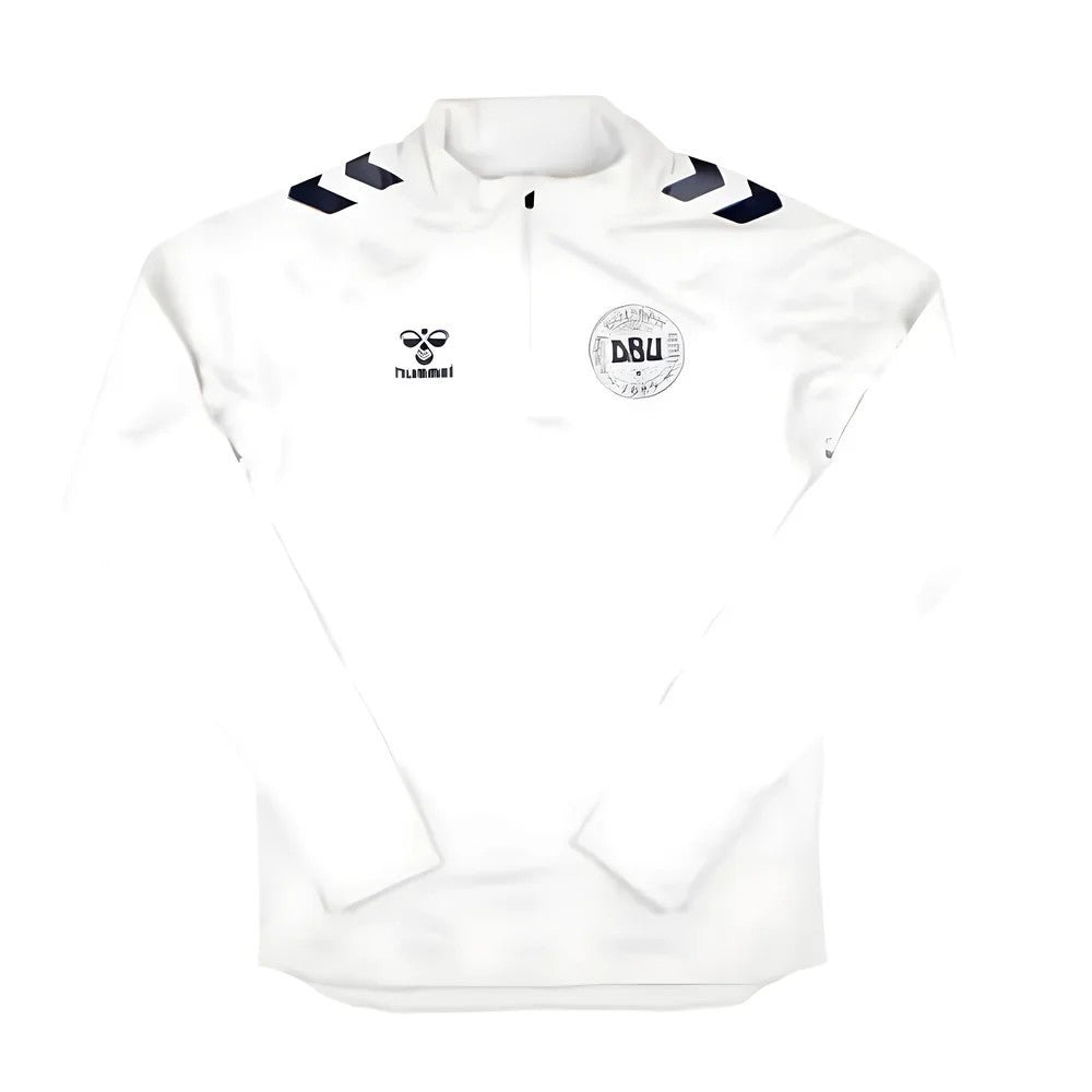 2024-2025 Denmark Pro Half Zip Sweat Top (White)_0