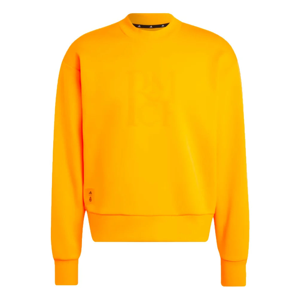 2024-2025 Real Madrid Seasonal Double Knit Crew (Orange)_0