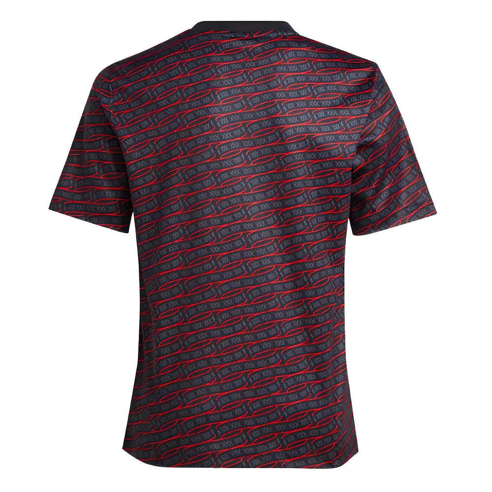 2024-2025 Ajax Pre Match Shirt (Black) - Kids_0