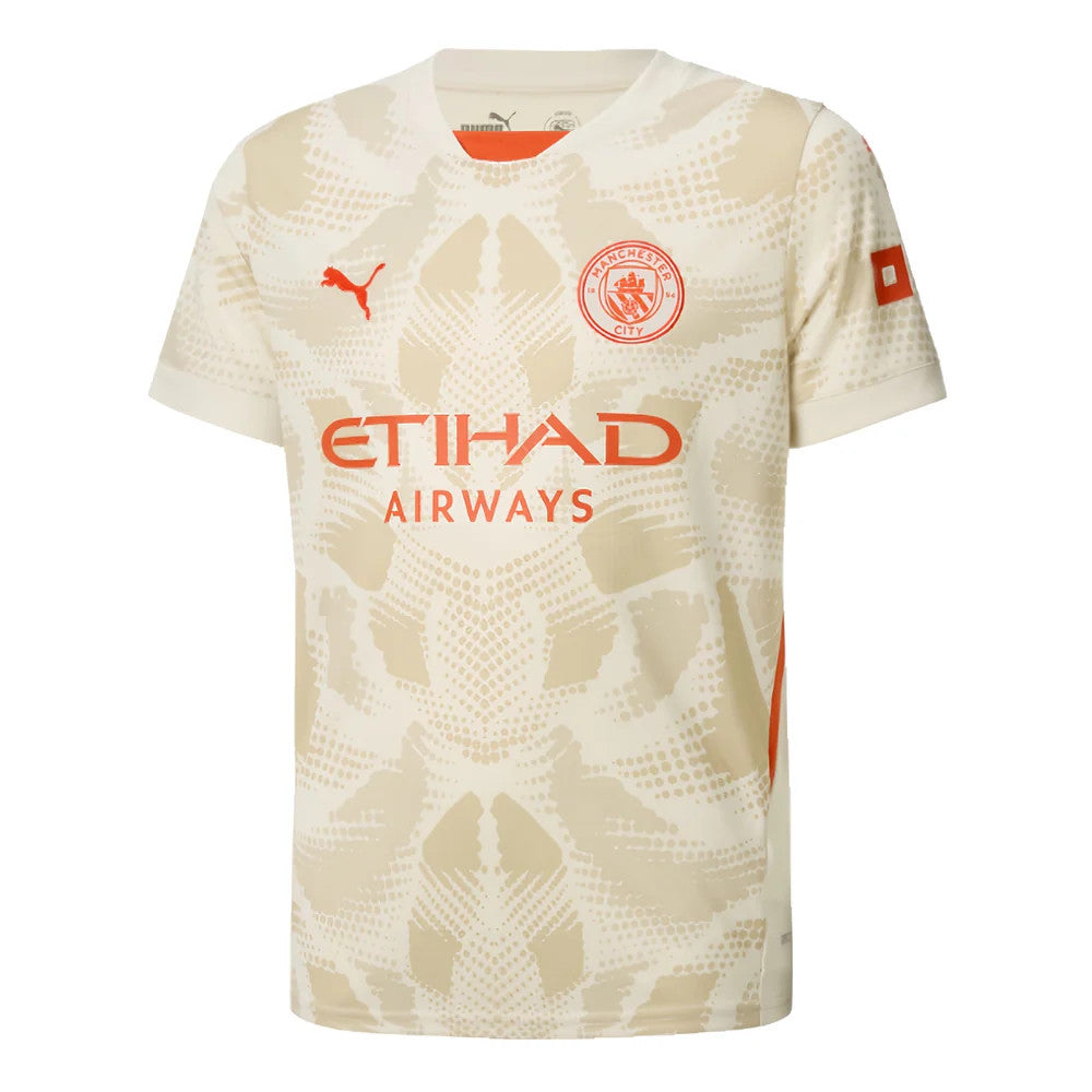 2024-2025 Man City Away Goalkeeper Shirt (Alpine Snow) - Kids_0