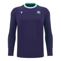2024-2025 Scotland Rugby Travel LS Cotton Tee (Navy)_0
