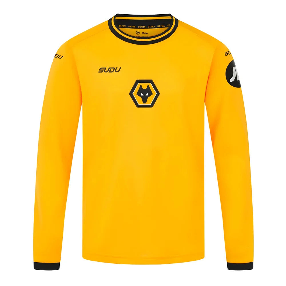 2024-2025 Wolves Long Sleeve Home Shirt (Kids)_0