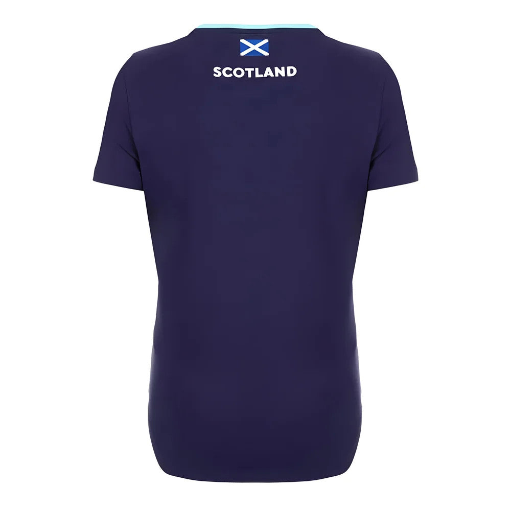 2024-2025 Scotland Rugby Cotton T-Shirt (Navy) - Womens_1