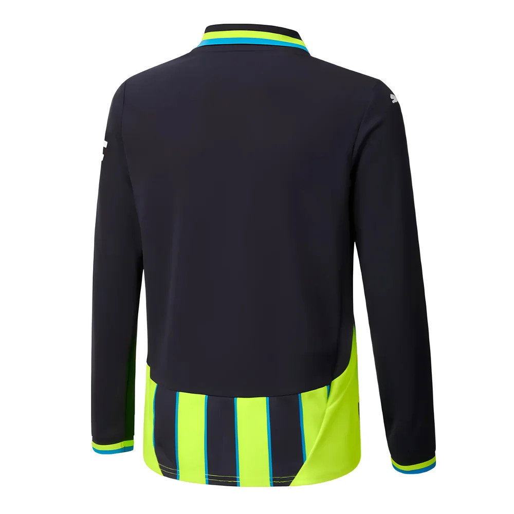 2024-2025 Man City Away Long Sleeve Shirt (Kids) (Kompany 4)_1
