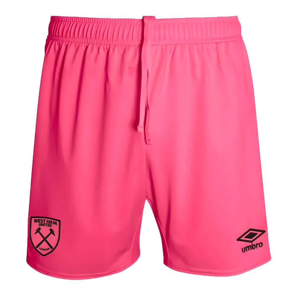 2024-2025 West Ham Goalkeeper Shorts (Pink) - Kids_0